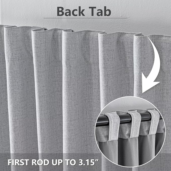 IGEMAEVE 100% Blackout Curtains 72 Inch Length - Image 3