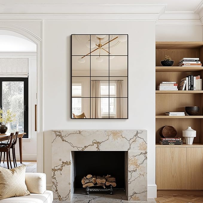 Window Mirrors for Wall Decor, Wall Mirrors Decorative Window Pane 24 x 36 - Image 6