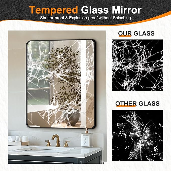 Delma Bathroom Vanity Mirror, High-Definition Bathroom Mirror, Versatile - Image 5