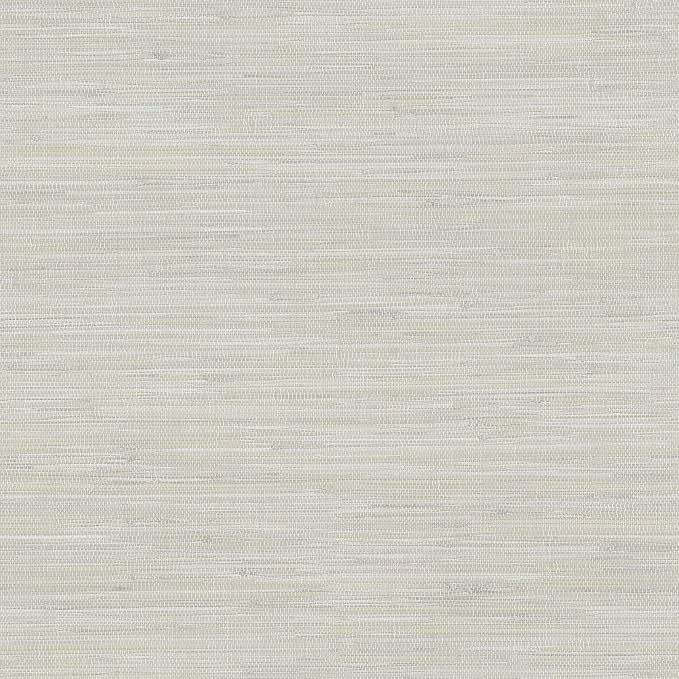 Chesapeake 3120-256018 Waverly Light Grey Faux Grasscloth Wallpaper by Chesapeake