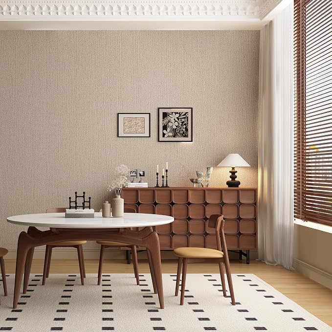 24in X 393in Grasscloth Peel and Stick Fabric Textured Contact Paper - Image 8