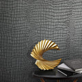 Zeeko Black Peel and Stick Wallpaper 17.3" x 118" Removable Crocodile Wallpaper by Zeeko