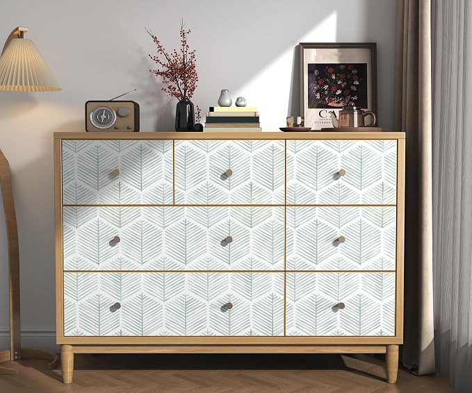 Modern Peel and Stick Wallpaper 17.3''×591'' Geometric Wallpaper Boho Contact - Image 5