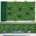 Artificial Grass Wall Roll Panels, UV-Anti Fake Greenery Plant Boxwood Panels by EverNature
