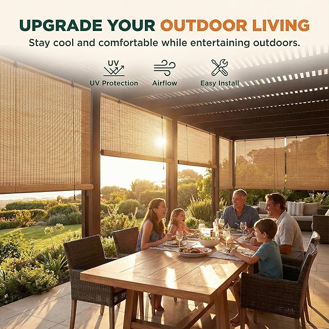 Bamboo Blinds for Interior Windows, Custom Bamboo Shades for Indoor Windows - Image 5