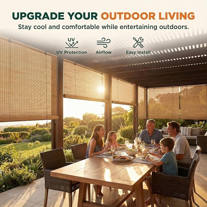 Bamboo Blinds for Interior Windows, Custom Bamboo Shades for Indoor Windows - Image 5
