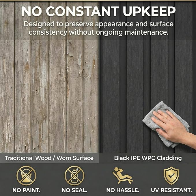 From Plain to Beautiful in Hours WPC Exterior Wall Slat Panels Waterproof - Image 7