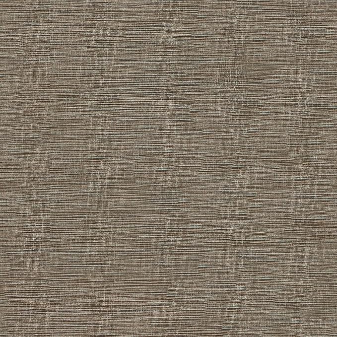 VEELIKE Taupe Grasscloth Peel and Stick Wallpaper Textured Faux Grasscloth by VEELIKE