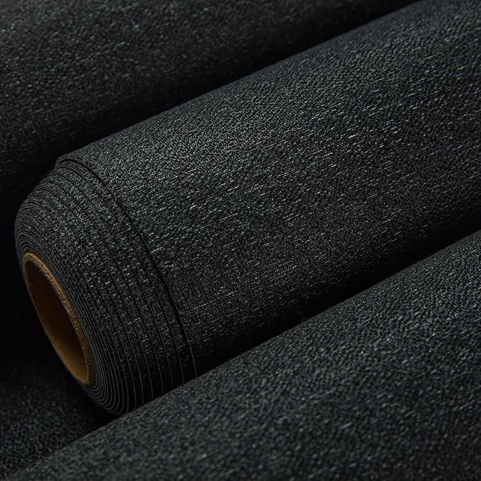 Fabric Grasscloth Texture Self-Adhesive Wallpaper Linen Peel and Stick - Image 2