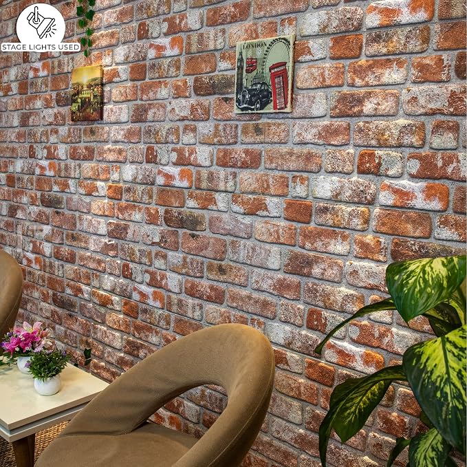Dundee Deco 3D Wall Panels Faux Brick - Image 4