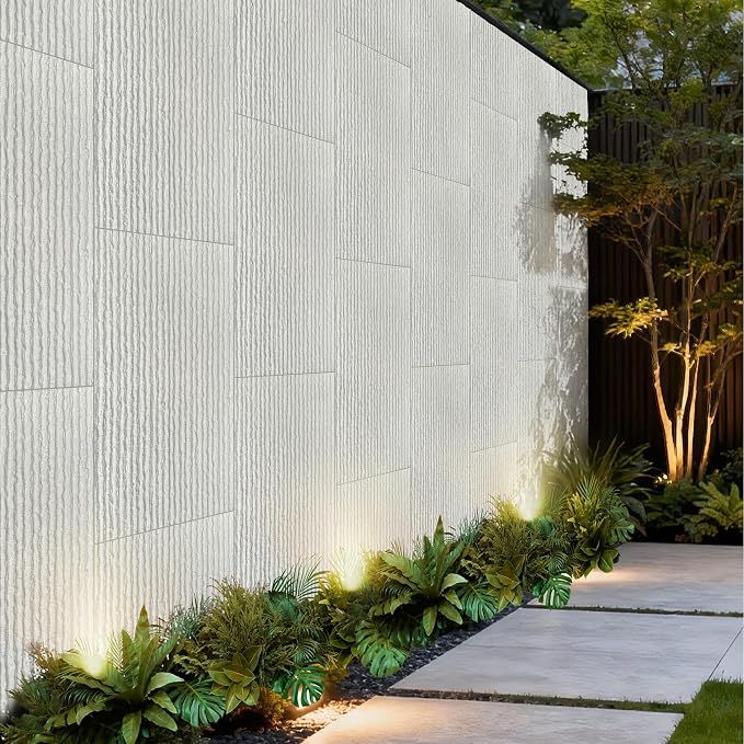 3D Faux Stone Wall Panels, Lightweight & Waterproof Accent Marble Flowing Stone - Image 6