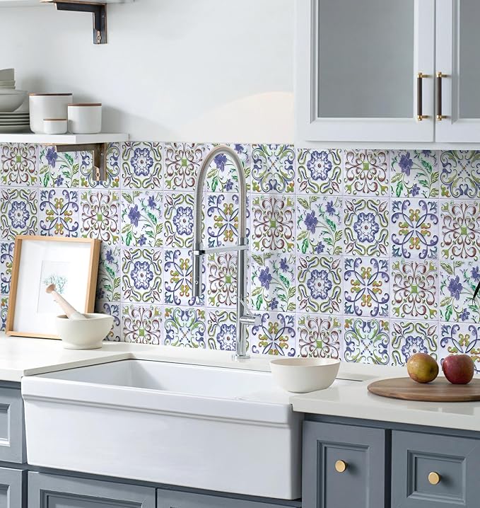 Wudnaye Peel and Stick Backsplash Wallpaper Kitchen Faux Tile Contact Paper - Image 3