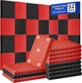 52 Pack Acoustic Foam Panels by Unknown