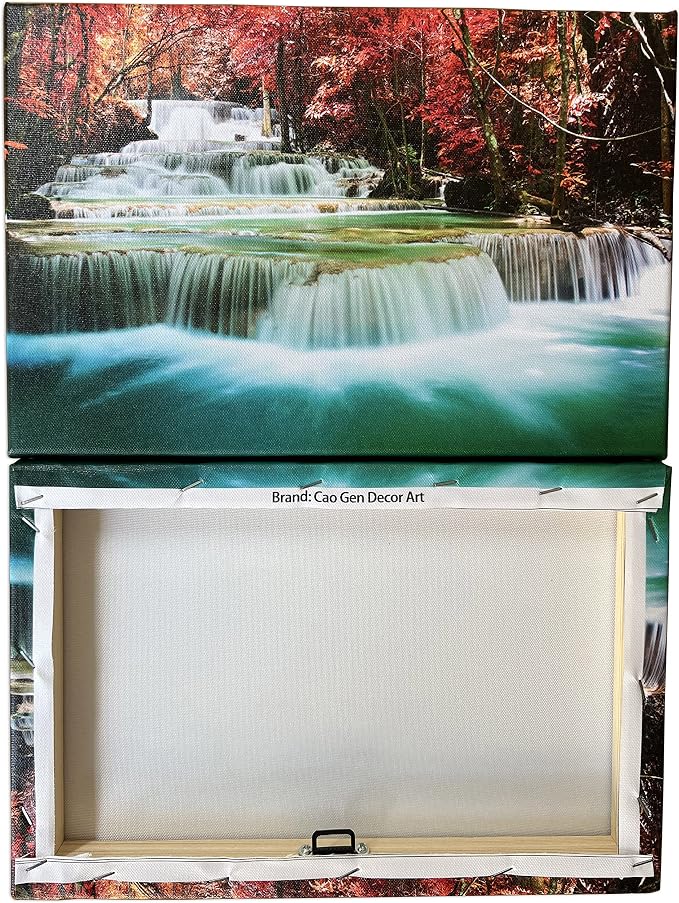 Cao Gen Decor Art-S05150 Wall Art 1 Pieces Waterfall Canvas Print Landscape - Image 7