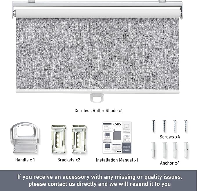 Cordless Roller Shades Blackout Blinds - Image 9