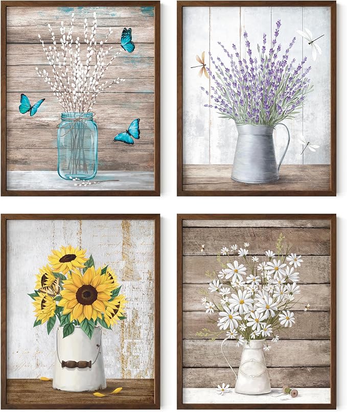 HAUS AND HUES Flower Wall Decor by HausandHuesArtPrints