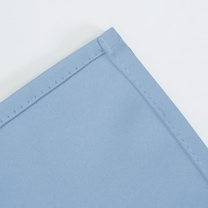 LEMOMO Blackout Curtains 52 x 45 inch/Sky Blue Curtains Set of 2 Panels/Thermal - Image 8
