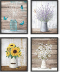 HAUS AND HUES Farmhouse Bouquets Set of 4-16x20 by HausandHuesArtPrints
