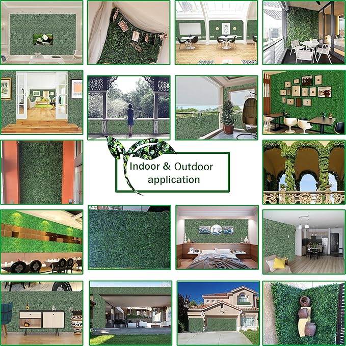 ODTORY Artificial Grass Wall Panel Backdrop, 10 X 10 in 16P UV-Anti Greenery - Image 5