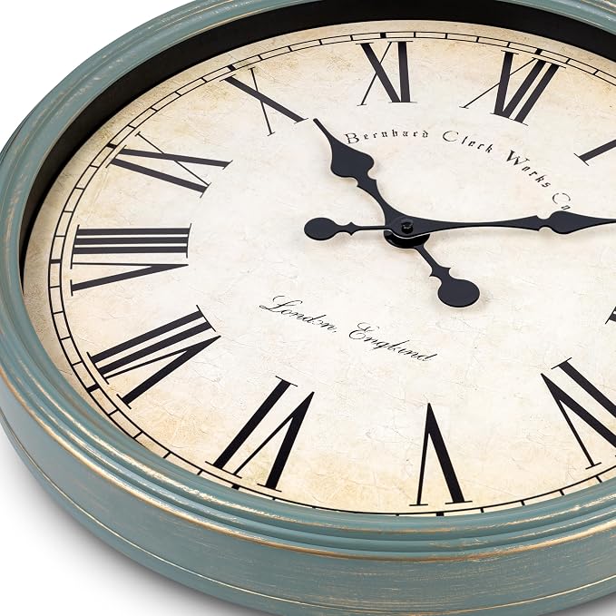 Bernhard Products Large Decorative Wall Clock 20 Inch Silent Non Ticking - Image 6