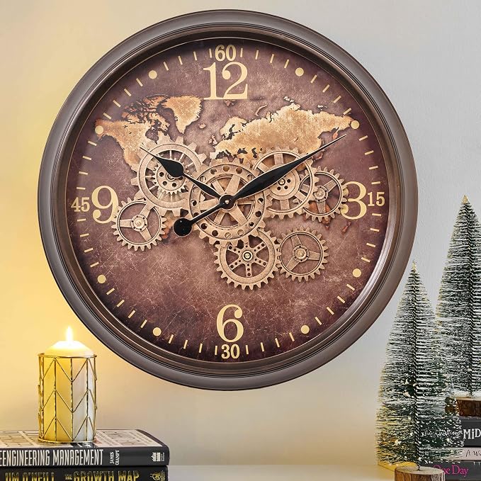 CLXEAST 24 Inch Large Wall Clock by CLXEAST