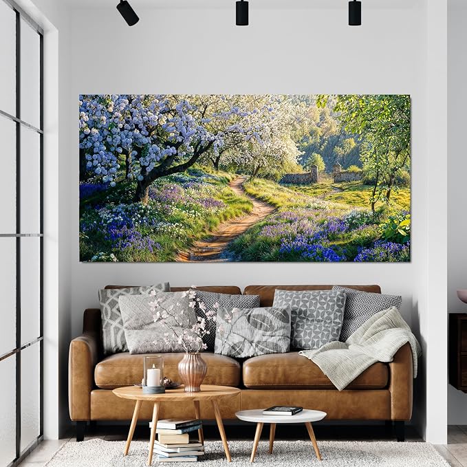 Canvas Wall Art Decor Modern Green Wall Art - Image 3