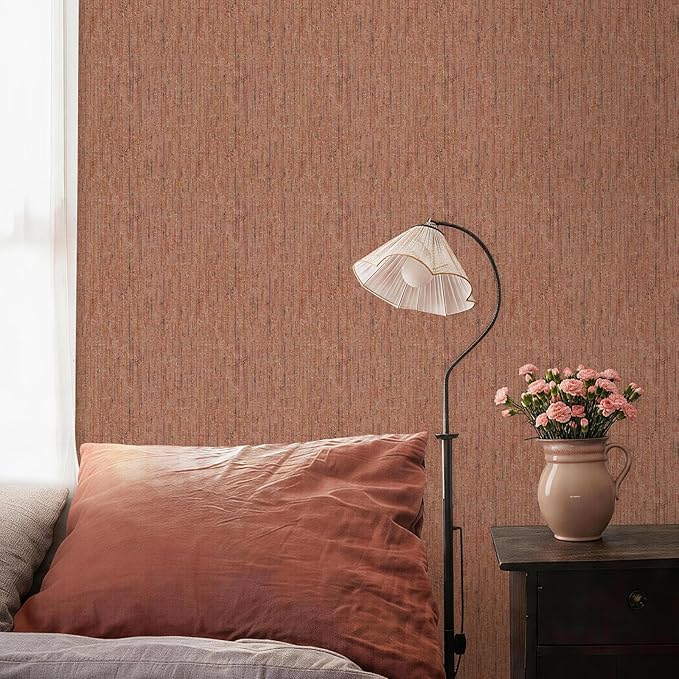 JiffDiff Woven Wallpaper Peel and Stick 17.3" x 120" Colorful Paint Grasscloth - Image 6