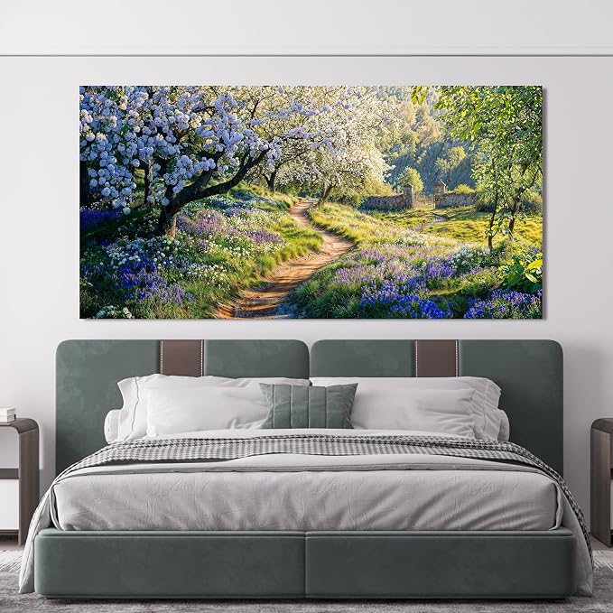 Large Canvas Wall Art Decor Large Modern Green Wall Art - Image 4