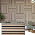 Wall!Supply 3D Soundproof Wall Panels – Acoustic Natural Oak Finish – EPS Foam by WallSupply