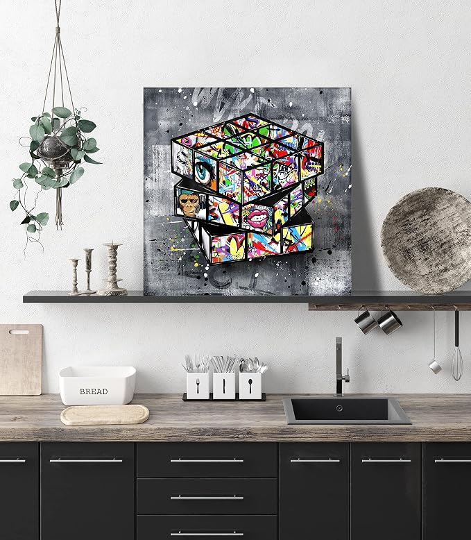 SIXTTART Banksy Canvas Wall-Art - Image 4