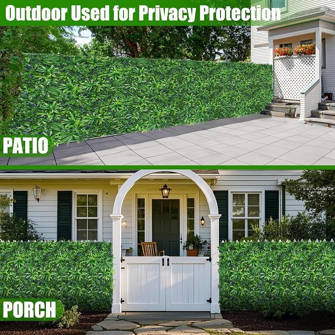 Grass Wall Panels, Fake Greenery Plant Decor - Image 7