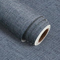 Grasscloth Peel and Stick Wallpaper Denim Blue Contact Paper 15.7inch x by lenify