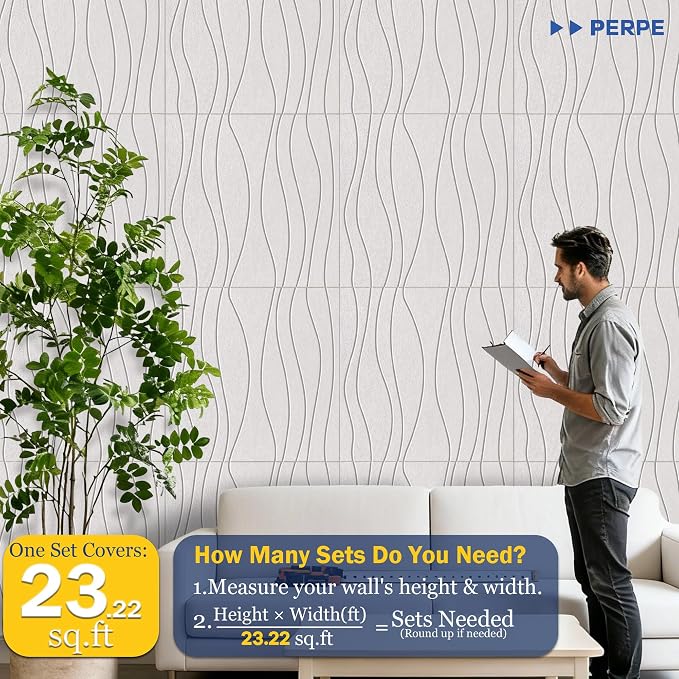 6 PCS Acoustic Panels, 23.6x23.6'' Self-Adhesive Soundproof Wall Panels - Image 3