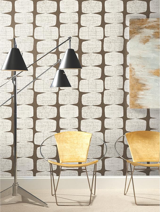 RoomMates RMK12349PL Mid-Century Beads Peel and Stick Wallpaper - Image 8