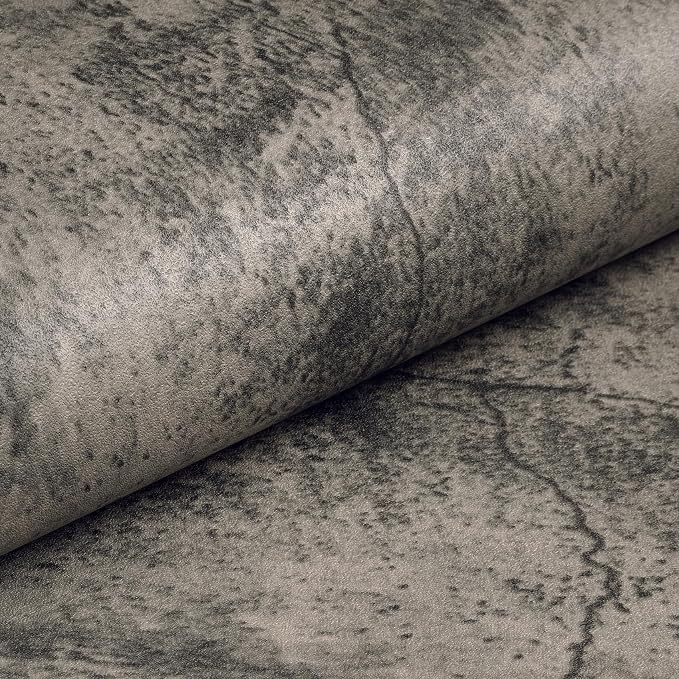 Livelynine 15.8x197 Concrete Limewash Peel and Stick Dorm Wallpaper Removable - Image 6