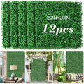 AOKIE 20"X20" Artificial Grass Wall, Party Garden Fence Decor by Aokiie