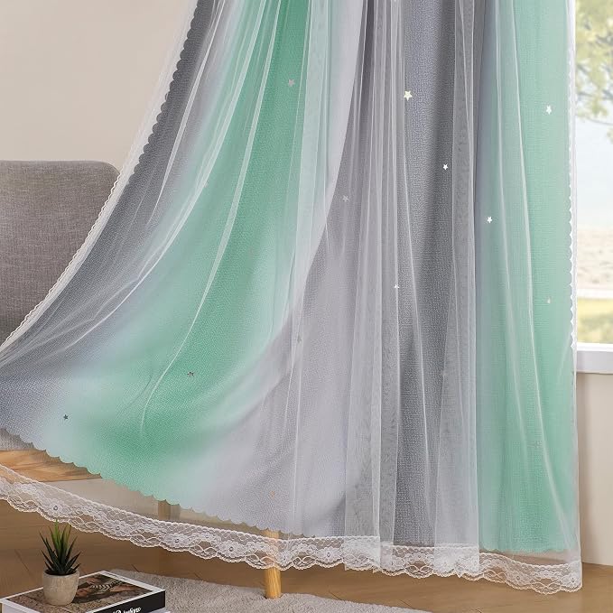 XiDi Bedroom Decor Blackout Curtains - Image 4