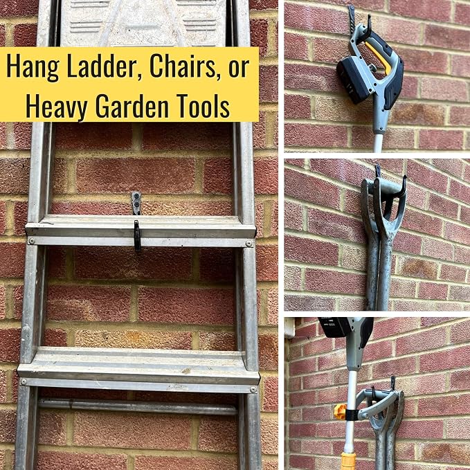 Unique Hand Crafted Pair of 2 Wall Hooks. Real Heavy Duty 50kgs Tested Wall - Image 4