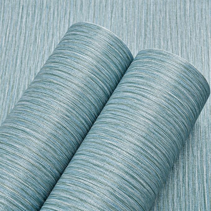 Haimin Grasscloth Wallpaper Peel and Stick 20.9in X 393in Fabric Contact Paper - Image 9