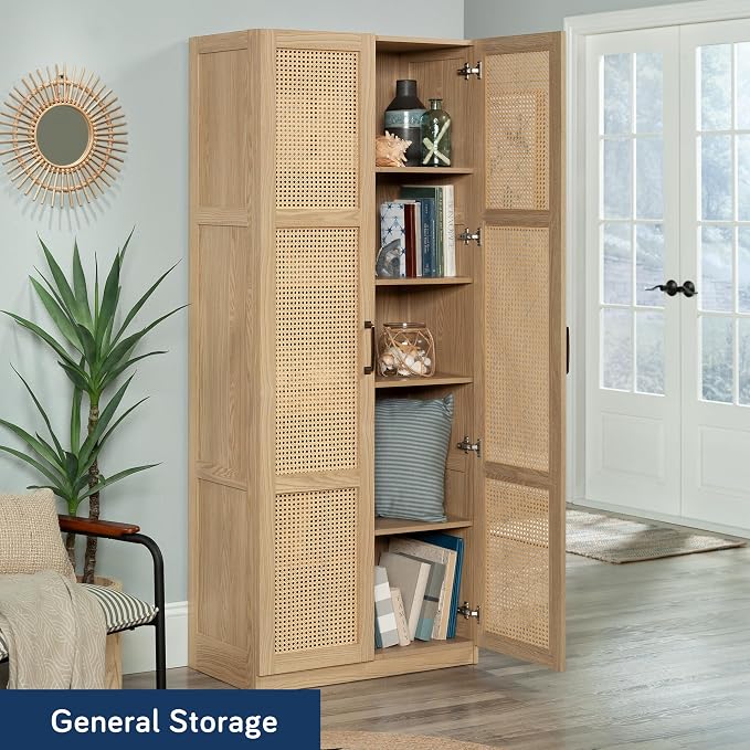 Sauder Miscellaneous Storage Cabinet, Harmony Ash Finish - Image 4
