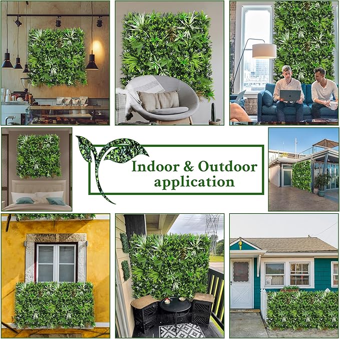 ODTORY Artificial Boxwood Topiary Hedges Panels: 40'' x 120'' UV-Protected - Image 6
