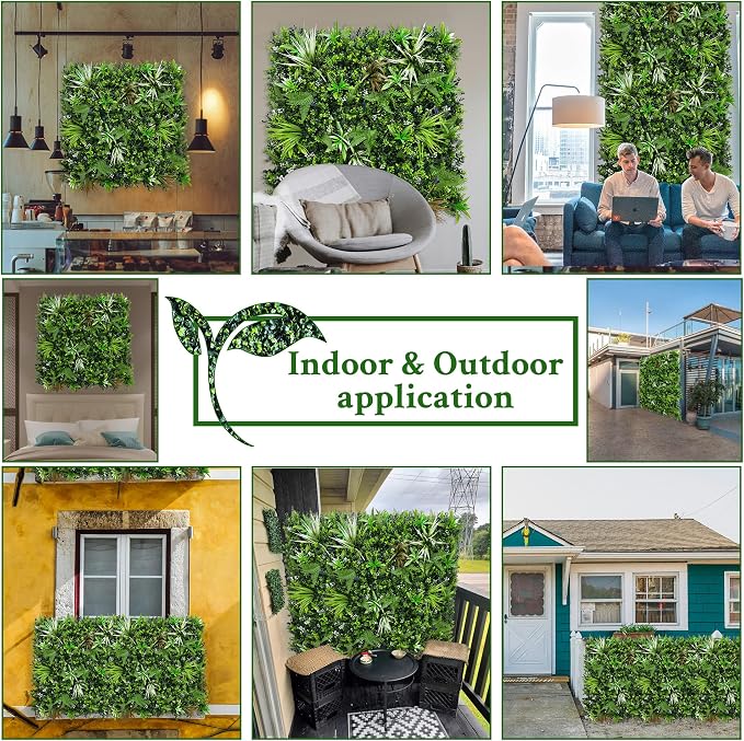 ODTORY Artificial Boxwood Topiary Hedges Panels: 54'' x 120'' UV-Protected - Image 6