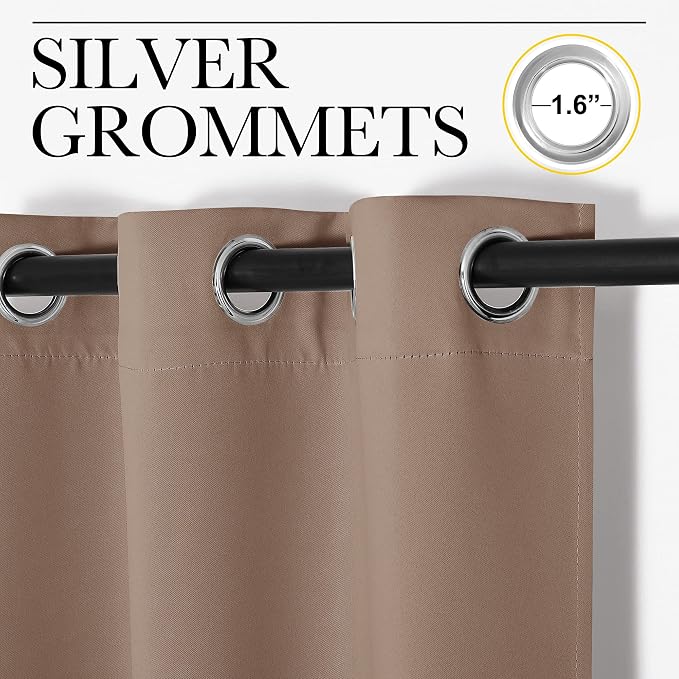 NICETOWN Sound Reducing Room Divider Curtain Screen Partition, Function Thermal - Image 5