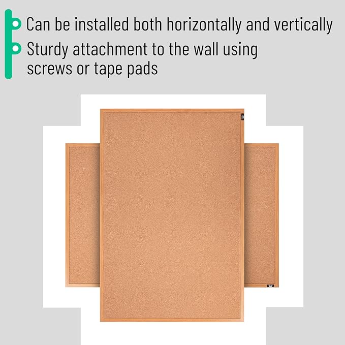 Mr. Pen- Cork Notice Board, 24 X 18 Inches, Cork Bulletin Board - Image 6