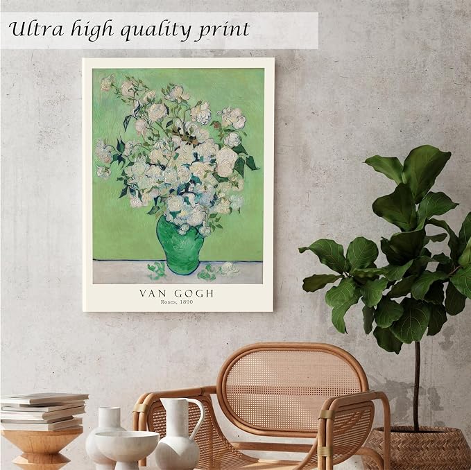 Induslyfe Large Framed Grass Wall Art Canvas Decor Set of 3, Matisse Framed - Image 8
