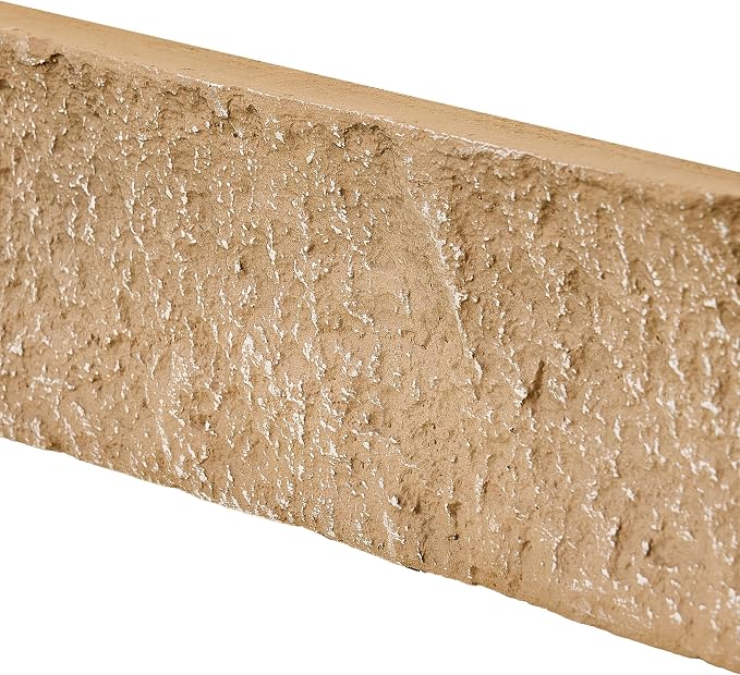 Faux Stone Wall Trim Artisan Hand Painted Decorative Molding - Image 3