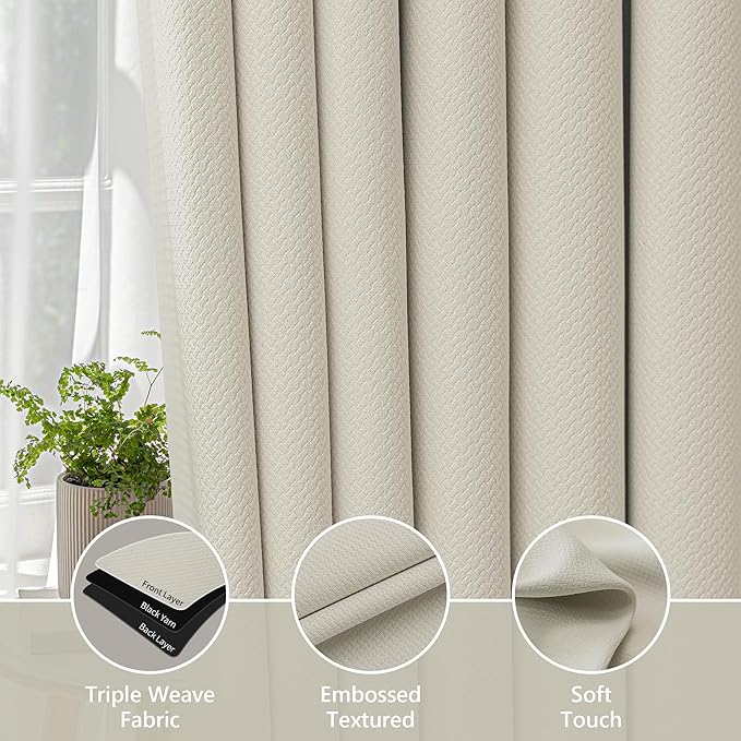 FMFUNCTEX 100% Blackout Curtains - Image 5