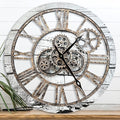 The B-Style Large Wall Clock 24 inch Moving Gear Wall Clock Oversized Vintage by TheB-StyleTB