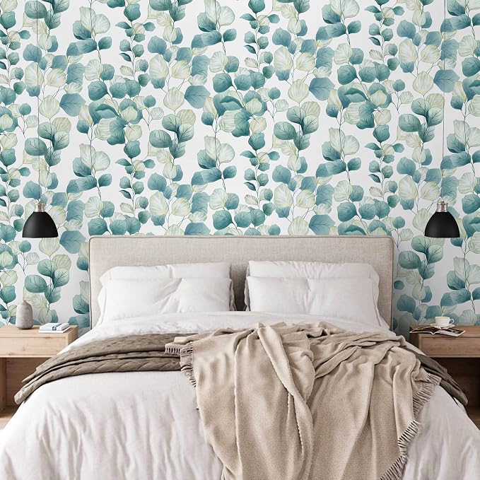 Timeet Peel and Stick Wallpaper Boho Leaf Contact Paper Removable Self Adhesive - Image 7