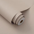 Haimin Fabric Wallpaper Textured Contact Paper Peel and Stick Faux Linen Wall by HaiminHomeDecorWallpaper
